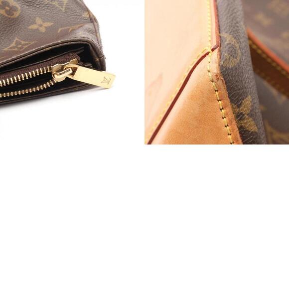 LOUIS VUITTON Authentic Brown Monogram Leather Tote Bag - Picture 11 of 11